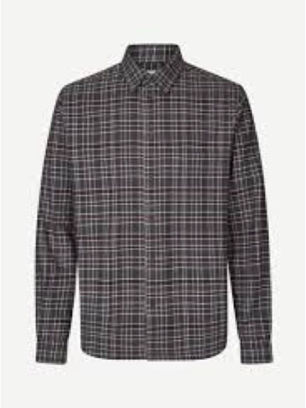 Samsoe Samsoe. Sarayan J Button Down Shirt. Black & White. Size Large.